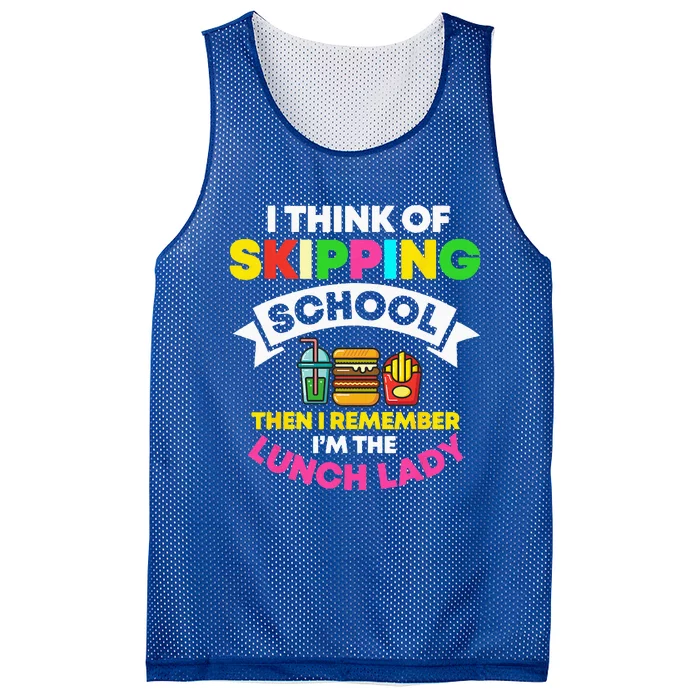 Lunch Lady School Cook Food Service Worker Cafeteria Crew Mesh Reversible Basketball Jersey Tank