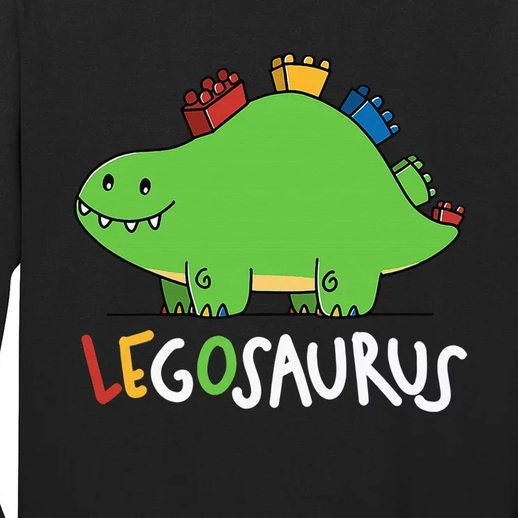 Legosaurus Legos Saurus Tall Long Sleeve T-Shirt