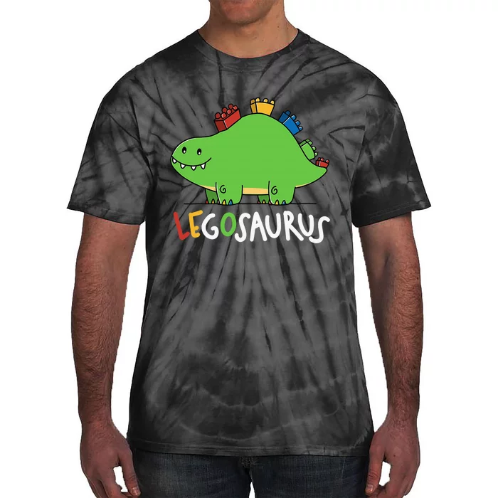 Legosaurus Legos Saurus Tie-Dye T-Shirt