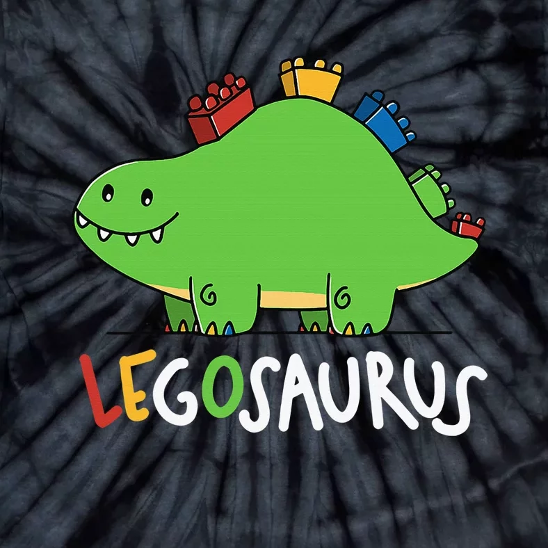 Legosaurus Legos Saurus Tie-Dye T-Shirt