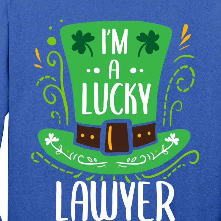 Lucky Lawyer St Patrick's Day Lawyers Gift Tall Long Sleeve T-Shirt