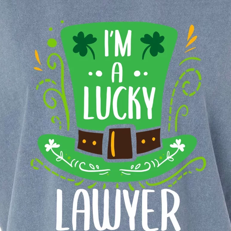 Lucky Lawyer St Patrick's Day Lawyers Gift Garment-Dyed Women's Muscle Tee