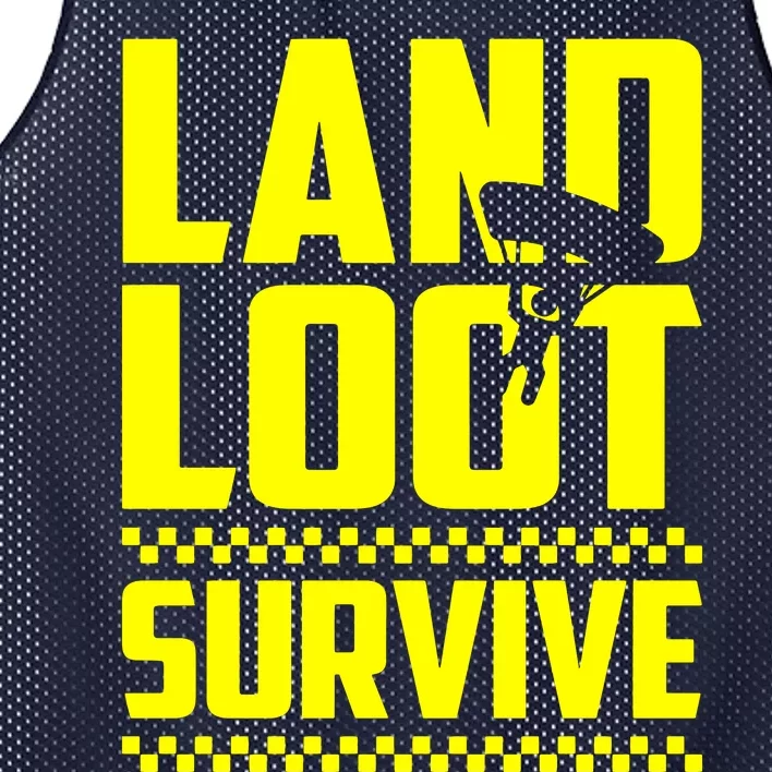 Land Loot Survive Mesh Reversible Basketball Jersey Tank