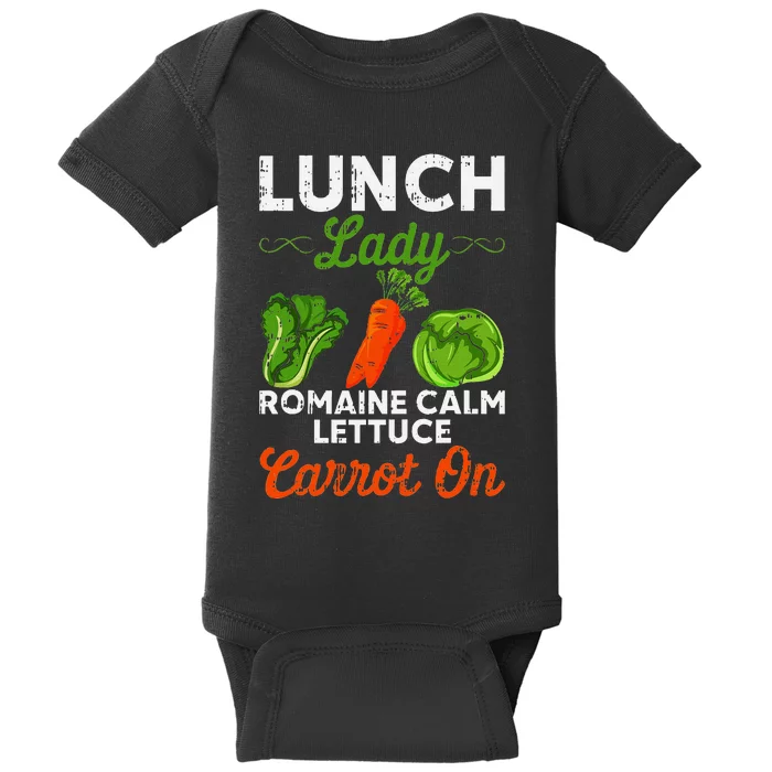 Lunch Lady Squad Cafeteria Worker Dinner Lady Cooking Baby Bodysuit