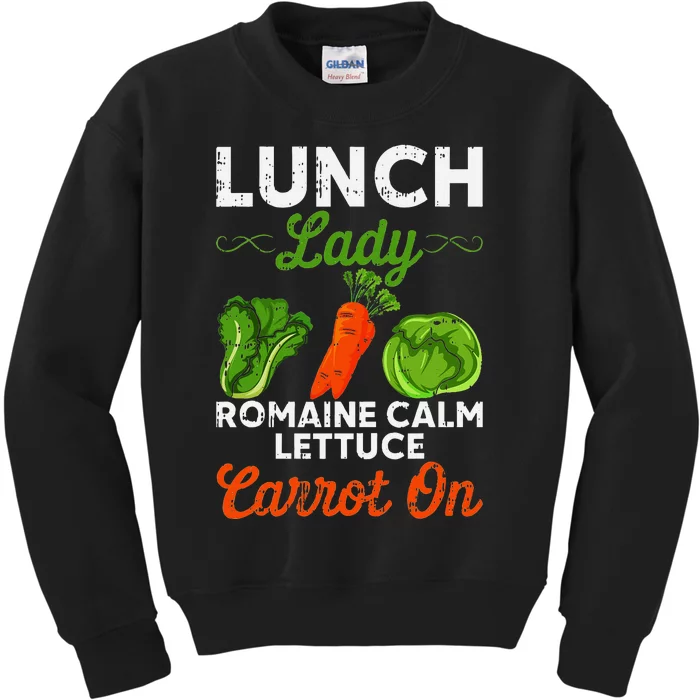 Lunch Lady Squad Cafeteria Worker Dinner Lady Cooking Kids Sweatshirt