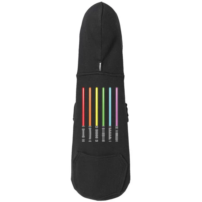 LGBTQ Light Sword Pride Month Doggie 3-End Fleece Hoodie