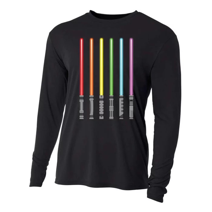 LGBTQ Light Sword Pride Month Cooling Performance Long Sleeve Crew