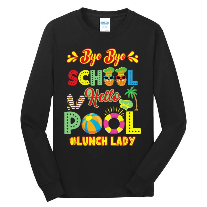 Lunch Lady Summer Break Lunch Lady Off Duty School Cafeteria Tall Long Sleeve T-Shirt