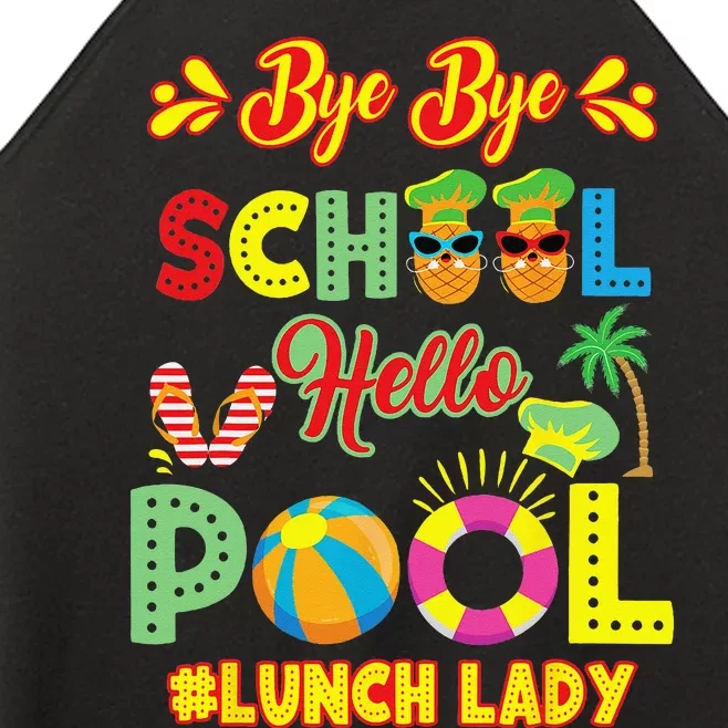 Lunch Lady Summer Break Lunch Lady Off Duty School Cafeteria Women’s Perfect Tri Rocker Tank