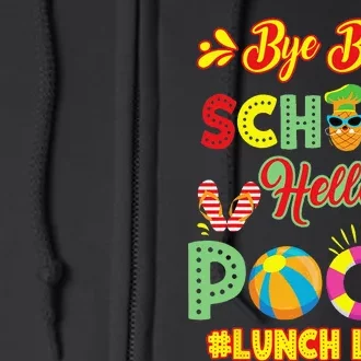 Lunch Lady Summer Break Lunch Lady Off Duty School Cafeteria Full Zip Hoodie