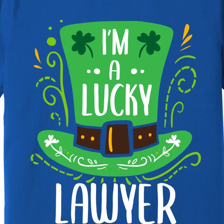 Lucky Lawyer St Patrick's Day Lawyers Gift Premium T-Shirt