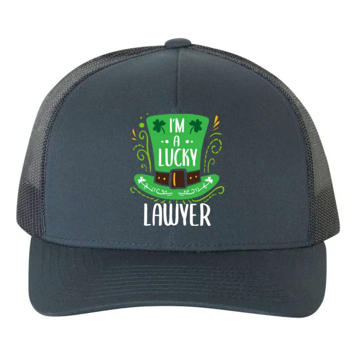 Lucky Lawyer St Patrick's Day Lawyers Gift Yupoong Adult 5-Panel Trucker Hat