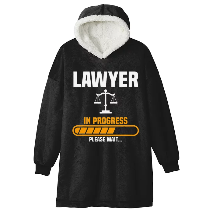 Lawyer Law School Prosecuting Criminal Defense Attorney Hooded Wearable Blanket