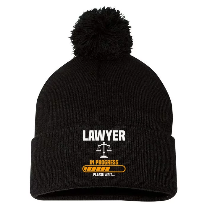 Lawyer Law School Prosecuting Criminal Defense Attorney Pom Pom 12in Knit Beanie