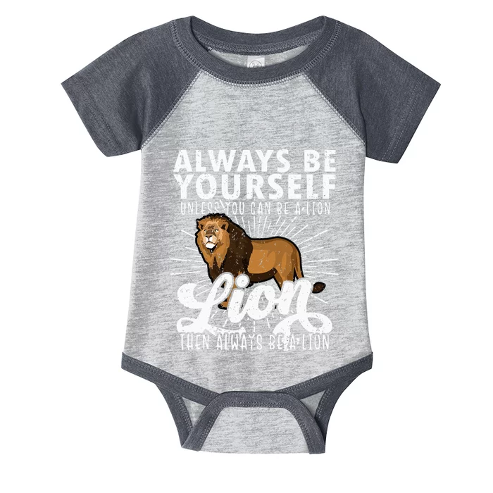 Lion Lover, Safari Animal, Zoo Animal, Funny Lion Infant Baby Jersey Bodysuit