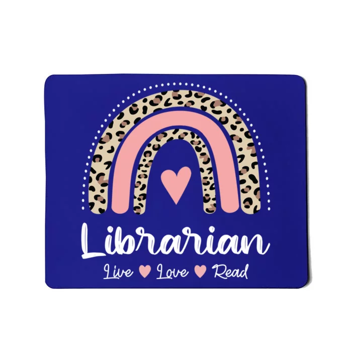 Librarian Library Squad Book Lover Rainbow Cute Literary Gift Mousepad