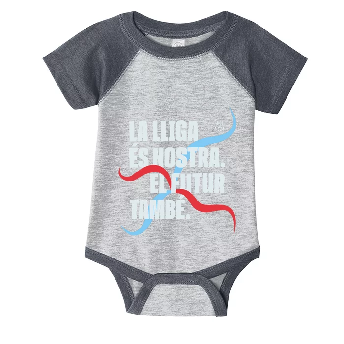 LA Lliga éS Nostra El Futur També Temporada 22 23 Infant Baby Jersey Bodysuit