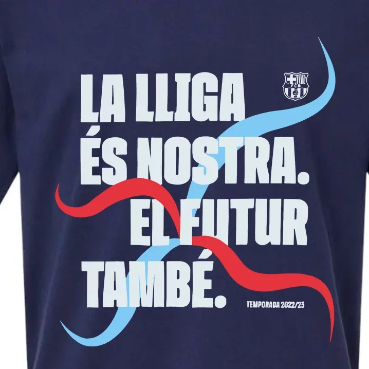 LA Lliga éS Nostra El Futur També Temporada 22 23 Sueded Cloud Jersey T-Shirt