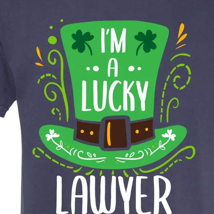 Lucky Lawyer St Patrick's Day Lawyers Gift Garment-Dyed Heavyweight T-Shirt