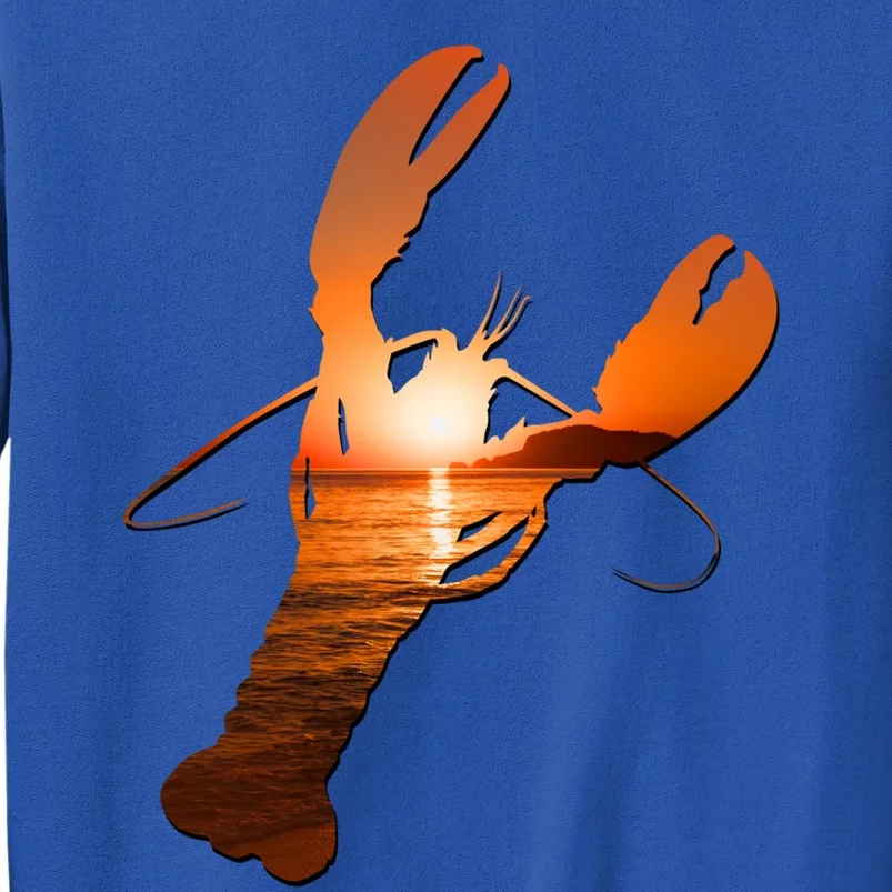 Lobster Lovers Silhouette Earth Day And Ocean Week Meaningful Gift Sweatshirt