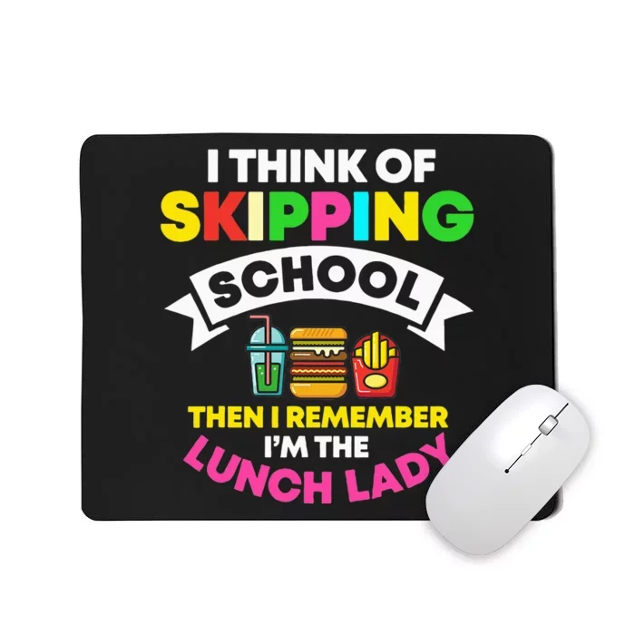 Lunch Lady School Cook Food Service Worker Cafeteria Crew Mousepad