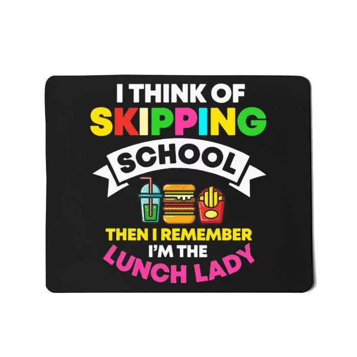 Lunch Lady School Cook Food Service Worker Cafeteria Crew Mousepad