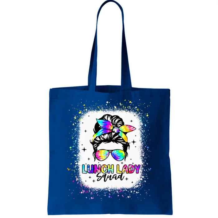 Lunch Lady Squad Messy Bun First Day Back To School Tote Bag