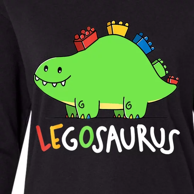 Legosaurus Legos Saurus Womens Cotton Relaxed Long Sleeve T-Shirt