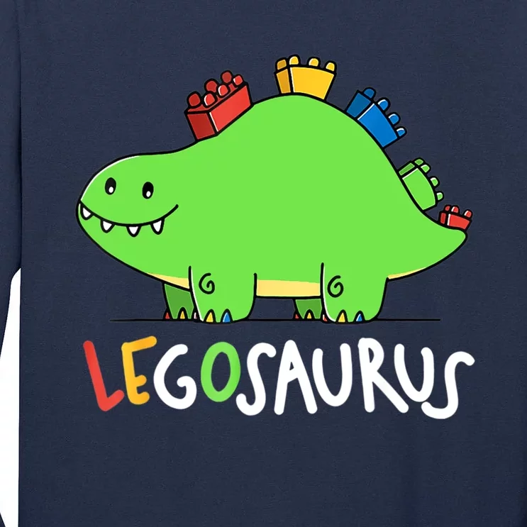 Legosaurus Legos Saurus Tall Long Sleeve T-Shirt