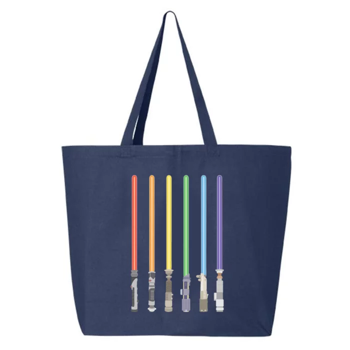 LGBT Light Sword LGBTQ Pride Flag Equality 25L Jumbo Tote