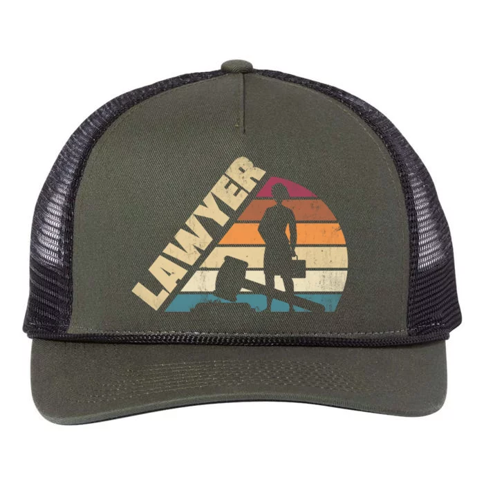 Lawyer Law Student Gift Retro Rope Trucker Hat Cap