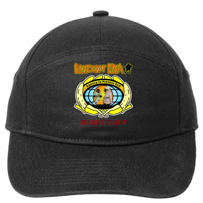 Lancelot Link Secret Chimp 7-Panel Snapback Hat