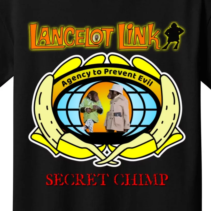 Lancelot Link Secret Chimp Kids T-Shirt