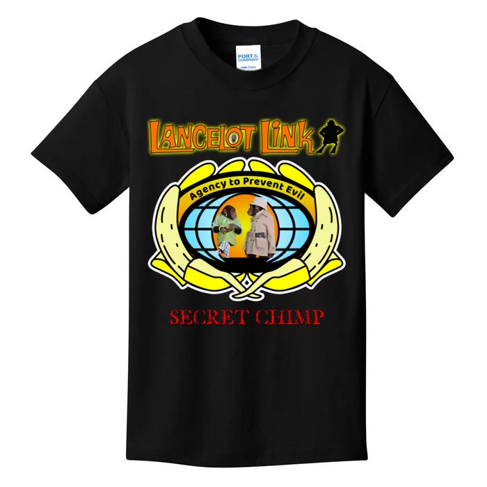 Lancelot Link Secret Chimp Kids T-Shirt