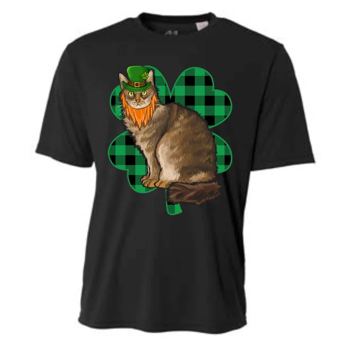 Laperm Leprechaun St Patricks Day Lucky Clover Gift Cooling Performance Crew T-Shirt