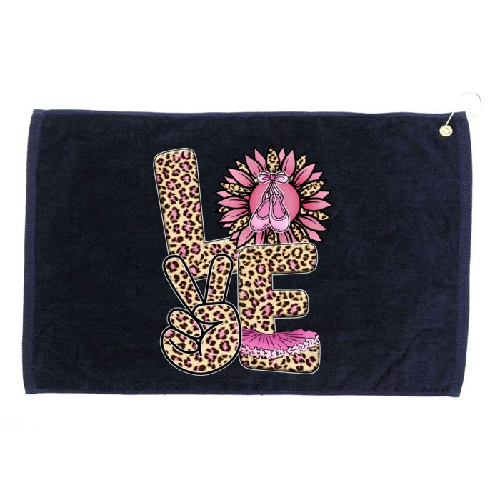 Love Leopard Sunflower Baby Girls Shoes Graphic Plus Size Grommeted Golf Towel