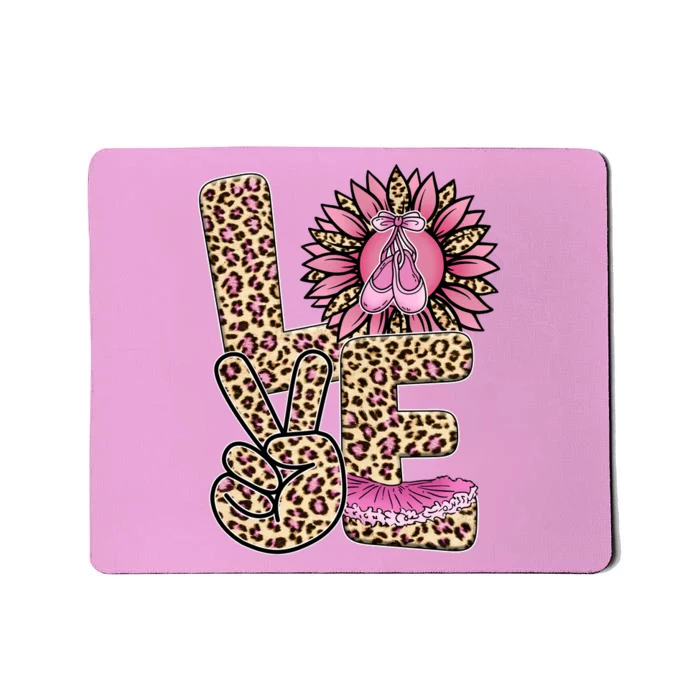 Love Leopard Sunflower Baby Girls Shoes Graphic Plus Size Mousepad