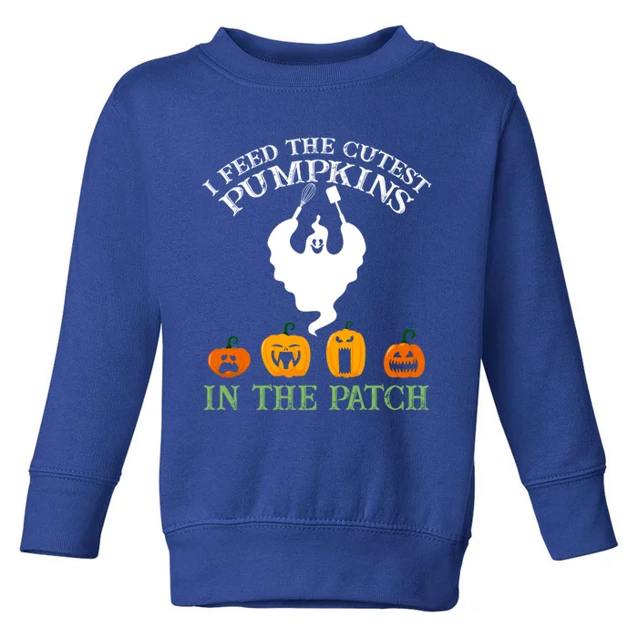 Lunch Lady Squad School Food Service Boo Crew Halloween Gift Toddler Sweatshirt