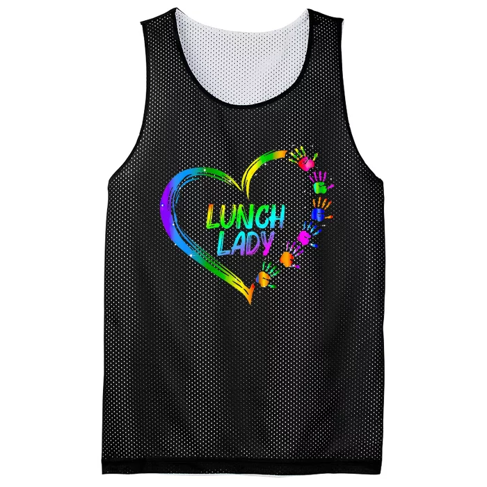 Lunch Lady School Cafeteria Life Funny Cute Valentines Day Mesh Reversible Basketball Jersey Tank