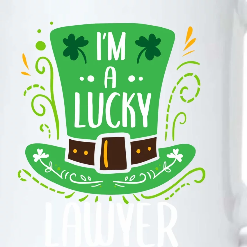 Lucky Lawyer St Patrick's Day Lawyers Gift Black Color Changing Mug