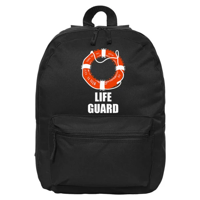 Lifebuoy Lifeguard Swimming Float 16 in Basic Backpack