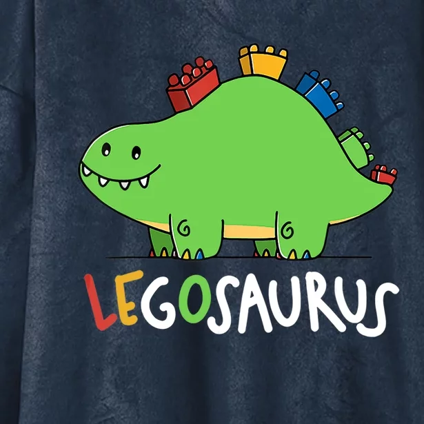 Legosaurus Legos Saurus Hooded Wearable Blanket