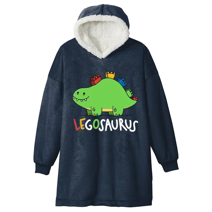 Legosaurus Legos Saurus Hooded Wearable Blanket