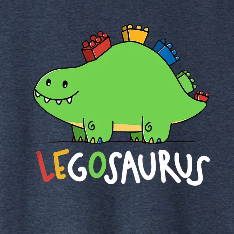 Legosaurus Legos Saurus Women's Crop Top Tee