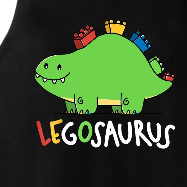 Legosaurus Legos Saurus Ladies Tri-Blend Wicking Tank