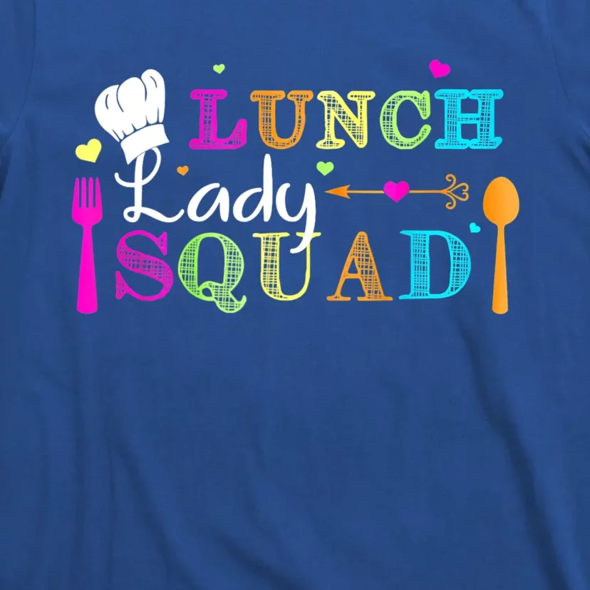 Lunch Lady Squad Cafeteria Worker Teacher Appreciation T-Shirt