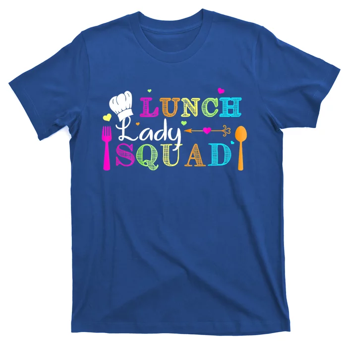 Lunch Lady Squad Cafeteria Worker Teacher Appreciation T-Shirt