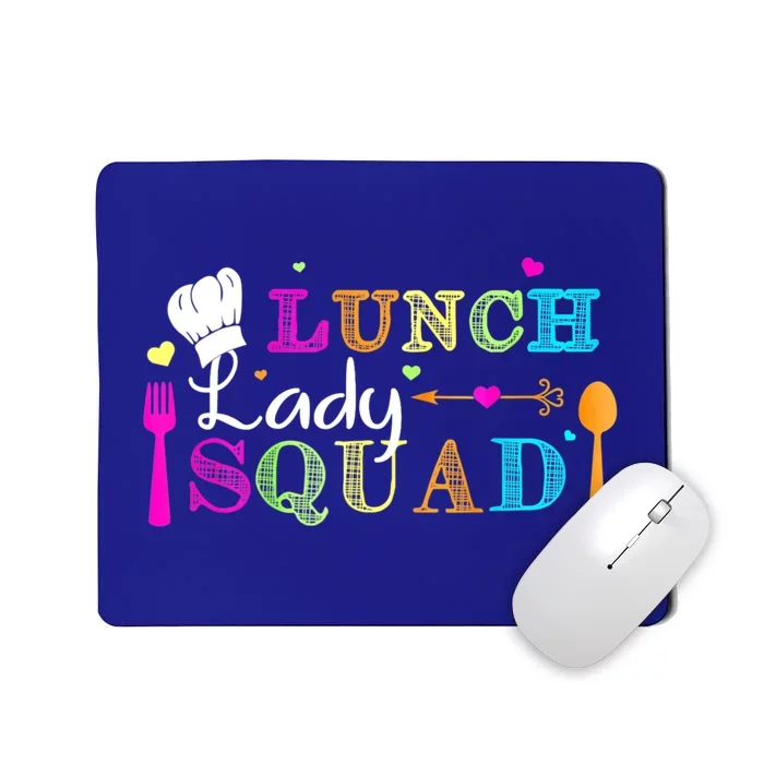 Lunch Lady Squad Cafeteria Worker Teacher Appreciation Mousepad