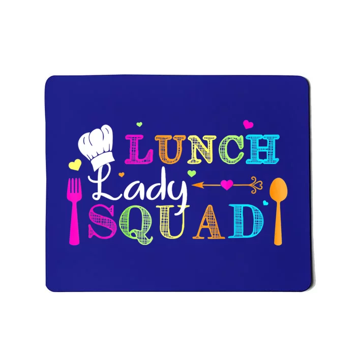 Lunch Lady Squad Cafeteria Worker Teacher Appreciation Mousepad