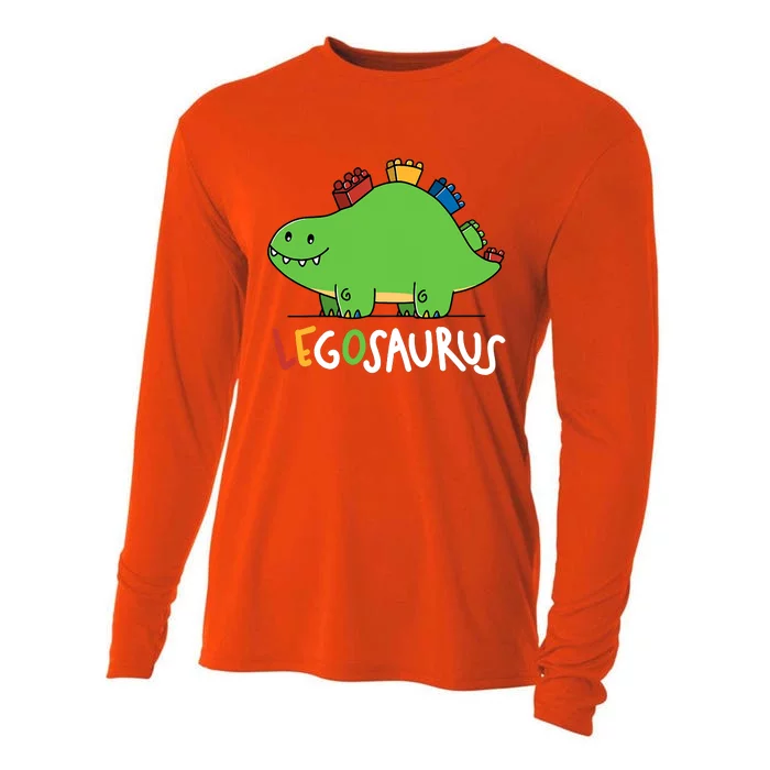 Legosaurus Legos Saurus Cooling Performance Long Sleeve Crew